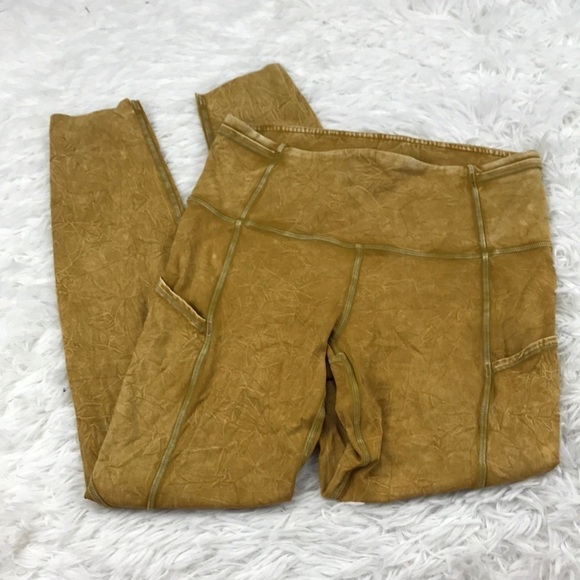 Lululemon Fast & Free Tight Ice Wash Spiced Bronze - Picture 1 of 11